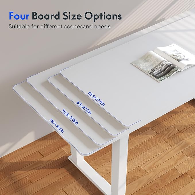 FLEXISPOT 4 Legs Standing Desk 63 x 28 Inch Electric Adjustable Height Desk - Image 4