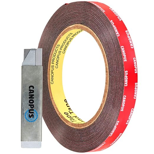 CANOPUS Double Sided Tape, 5952 Heavy Duty Mounting Tape, Strong Bond & by CANOPUS