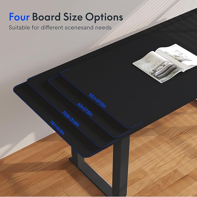 FLEXISPOT 4 Legs Standing Desk 63 x 28 Inch Electric Adjustable Height - Image 4
