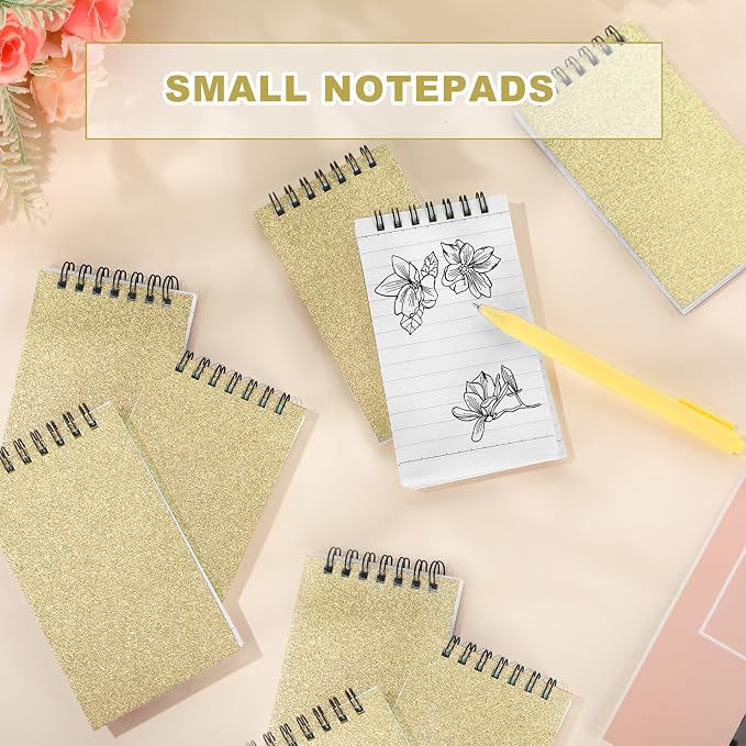 Tenceur 6 Pcs Pocket Notebook Small 3x5 Inch Spiral Notepads Mini Top Bound - Image 3