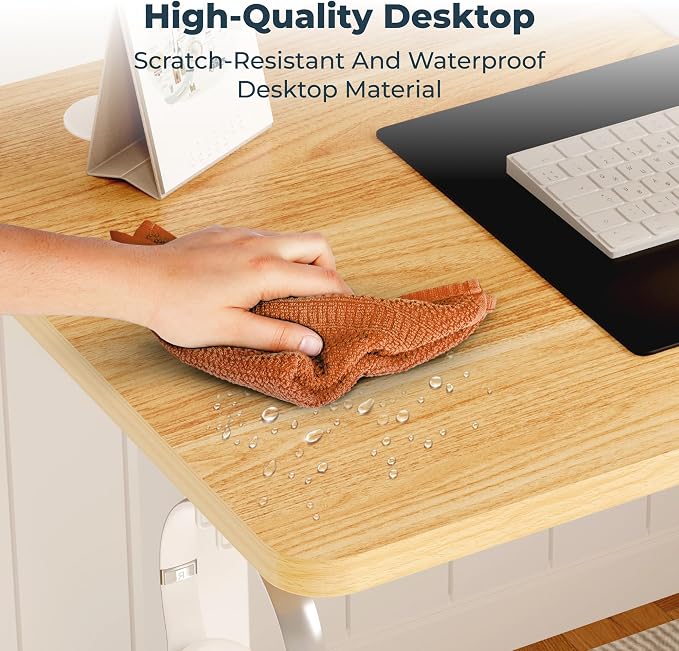 Adjustable Stand Up Desk with Memory Preset, Electric Standing Desk 55x 24 Inch - Image 6
