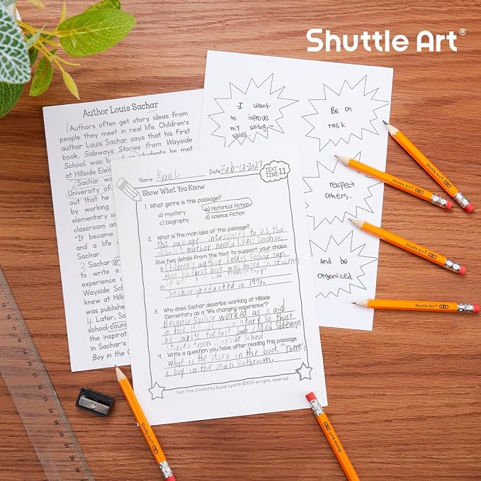 Shuttle Art 108 Pack Golf Pencils - Image 2