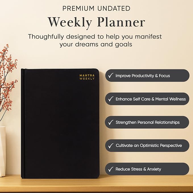 Mantra Planner 2026 Planner, Daily Journal & Gratitude Journal All-In-One - Image 2