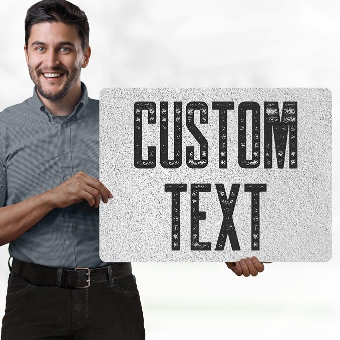 Custom Sign, Custom Street Sign, 11 Font Colors, 13 Font Styles, 4 Hole Options - Image 2