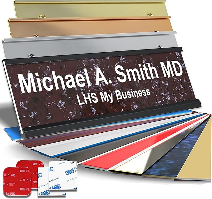 Custom Name Plate for Doors, by LHS+My+Business