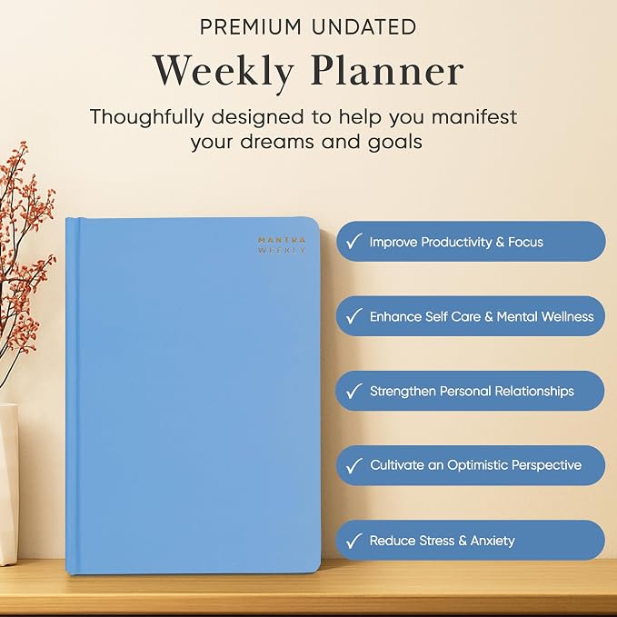 Mantra Planner 2026 Planner, Daily Journal & Gratitude Journal All-In-One - Image 2