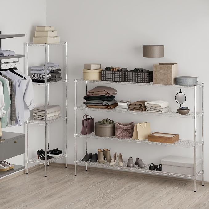 Regal Altair 14" Deep x 72" Wide x 54" Height Wire Shelving Kit | 4-Tier | NSF - Image 7