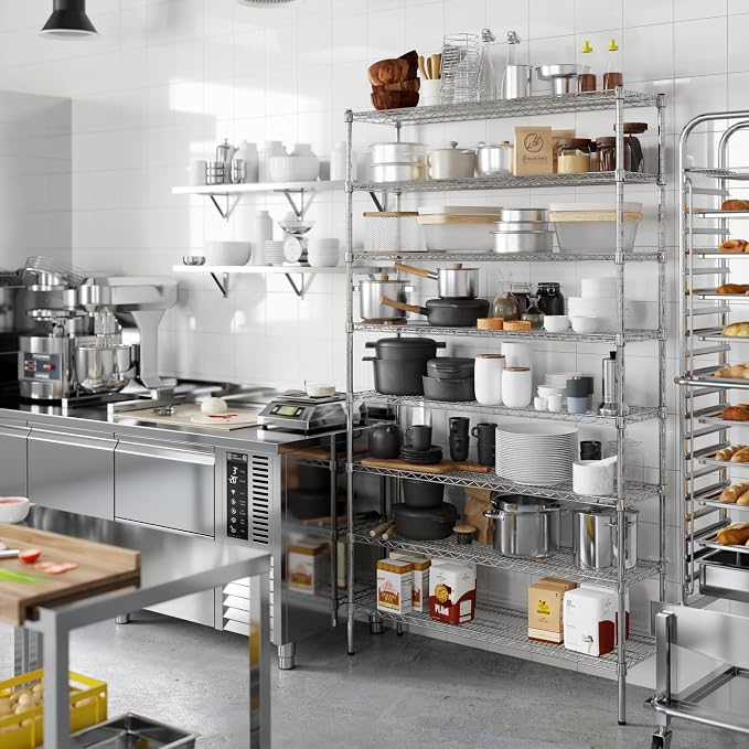 Regal Altair 14" Deep x 48" Wide x 86" Height Wire Shelving Kit | 8-Tier | NSF - Image 2