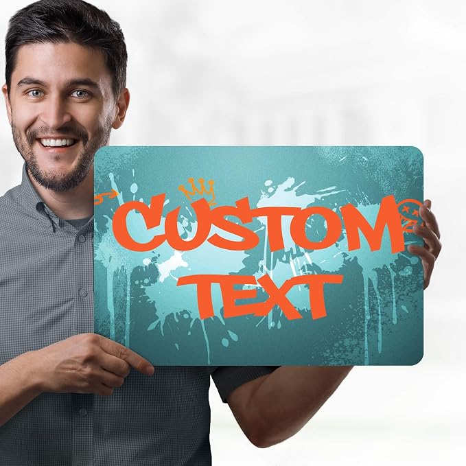 Custom Sign, Custom Street Sign, 11 Font Colors, 13 Font Styles, 4 Hole Options - Image 2