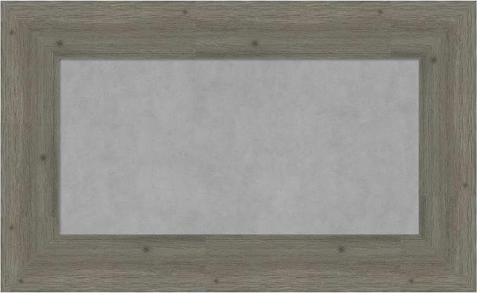 Amanti Art Grey Framed Magnetic Board 19x31 Small Vision Board by AmantiArt