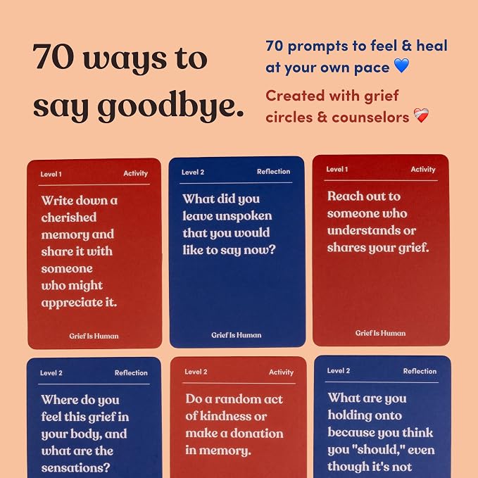 Grief is Human | Family & Friends Conversation Cards - Image 3