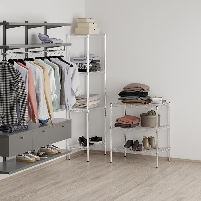 Regal Altair 21" Deep x 30" Wide x 34" Height Wire Shelving Kit | 3-Tier | NSF - Image 7