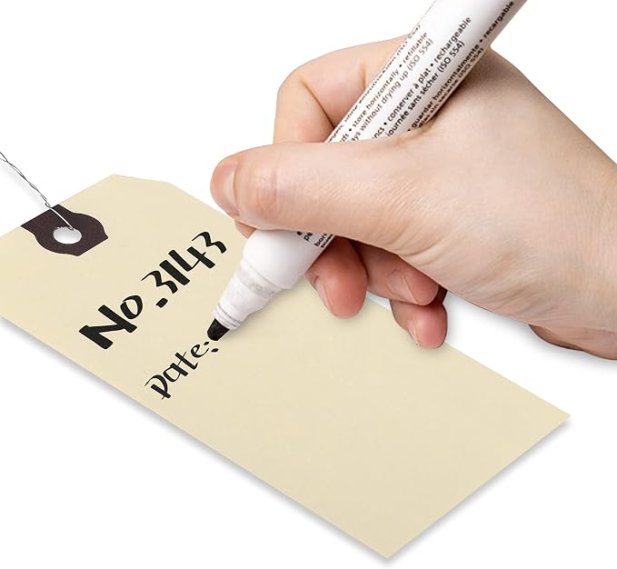 INNOVART Shipping Tags Double Wired 3 3/4" x 1 7/8", Manila Wire Tag - Image 4