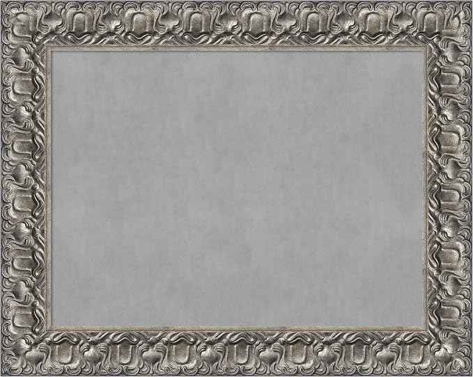 Amanti Art Silver Framed Magnetic Board 24x30 Medium Vision Board by AmantiArt