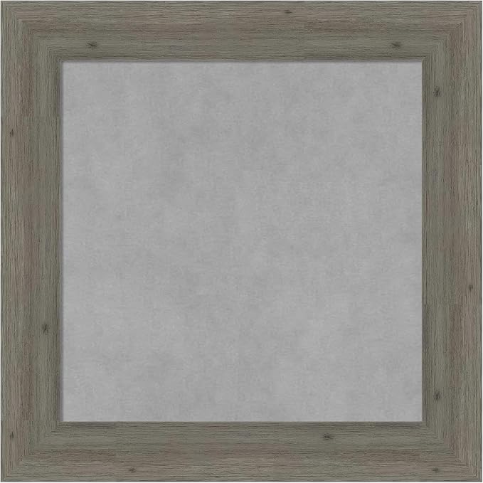 Amanti Art Grey Framed Magnetic Board 21x21 Small Vision Board by AmantiArt