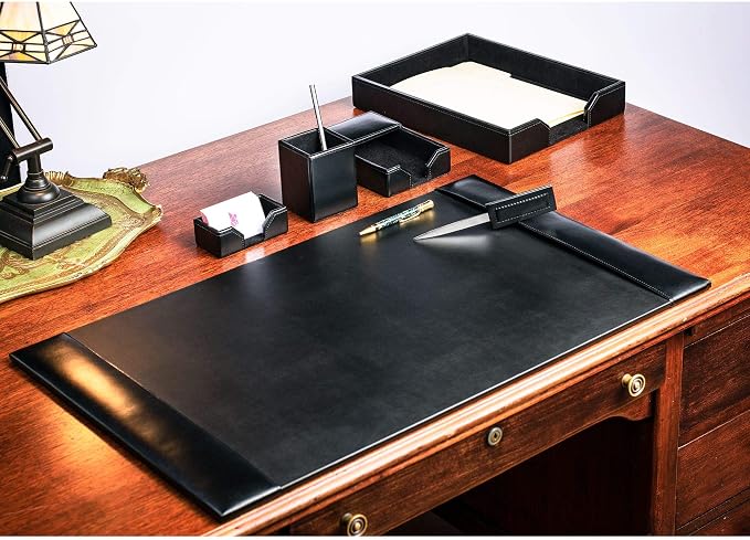 DACASSO Bonded Leather Desk Set - Image 2