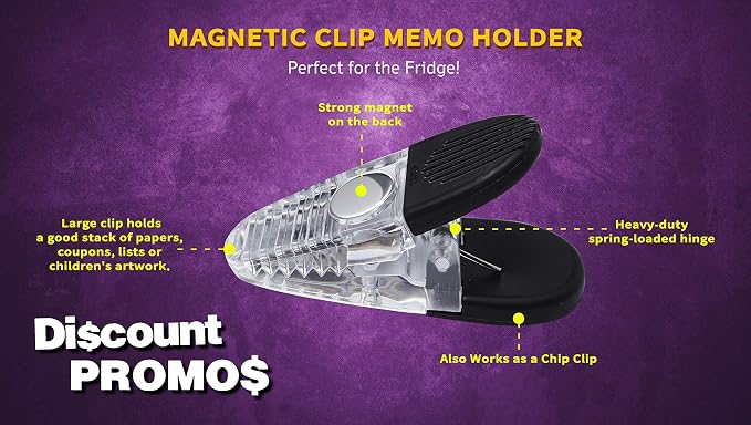 10 Magnetic Memo Holders Set - Image 3