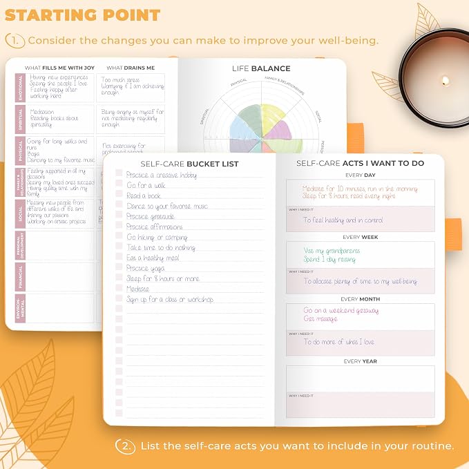 Clever Fox Self-Care Journal Pocket – Daily Reflection Notebook – Mental Health - Image 4
