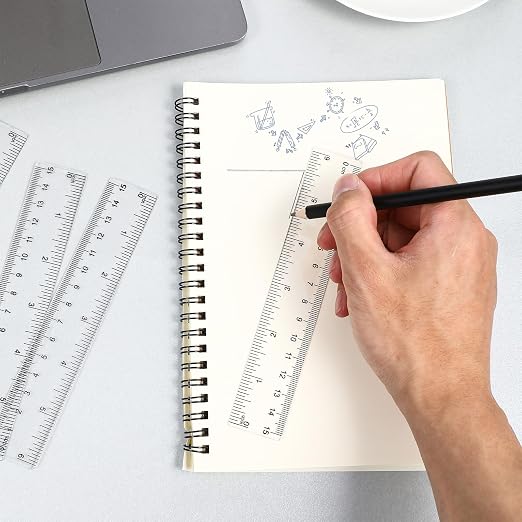 150 Pcs 6 Inch Ruler Clear Plastic Rulers Bulk - Image 6