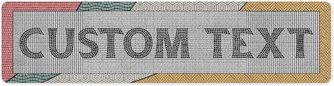 Custom Sign, Custom Street Sign, 11 Font Colors, 13 Font Styles, 4 Hole Options by MySignCenter