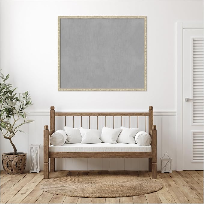Amanti Art Silver Framed Magnetic Board 42x50 Oversize Vision Board - Image 5
