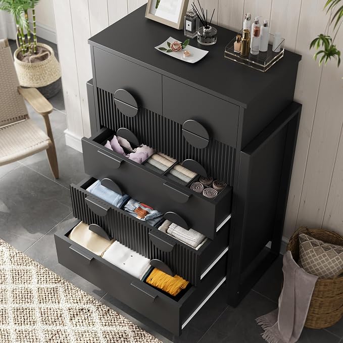 LGHM Fluted Dresser for Bedroom - Image 4