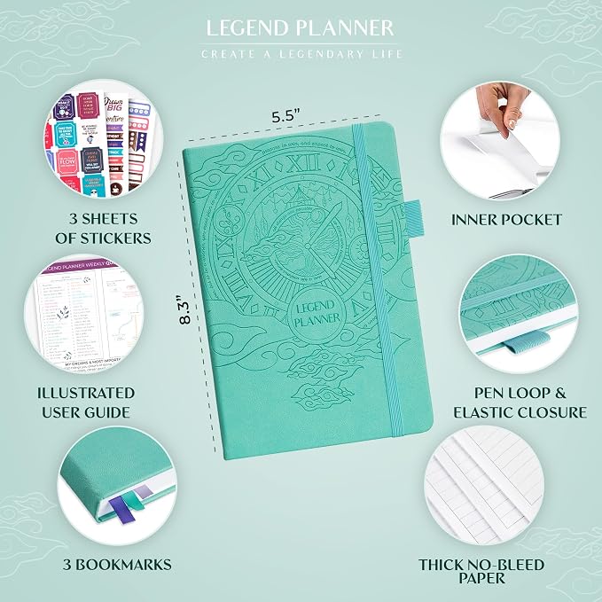 Legend Planner – Weekly & Monthly Life Planner to Hit Your Goals & Live - Image 2