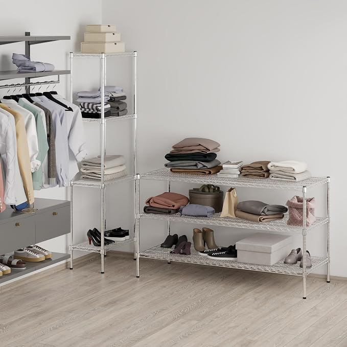 Regal Altair 24" Deep x 60" Wide x 34" Height Wire Shelving Kit | 3-Tier | NSF - Image 7