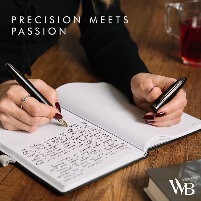 Wordsworth & Black Majesti Fountain Pen-, Luxury Case, 24K Gold Finish; 18K - Image 8