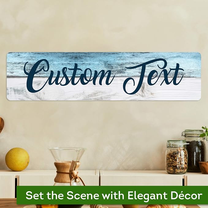 Custom Sign, Custom Street Sign, 11 Font Colors, 13 Font Styles, 4 Hole Options - Image 4