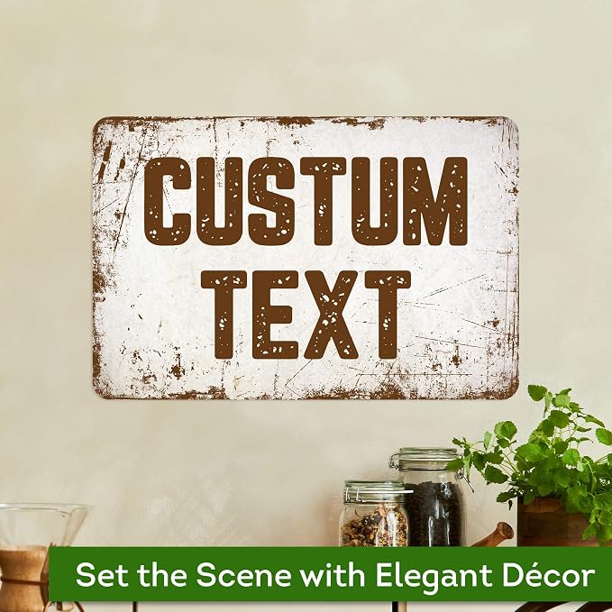 Custom Sign, Custom Street Sign, 11 Font Colors, 13 Font Styles, 4 Hole Options - Image 4