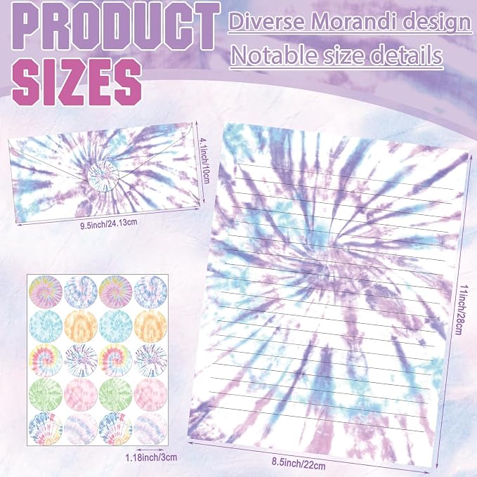 TaoBary 160 Pcs Stationery Paper Set 50 Double Sided Stationery Papers - Image 5