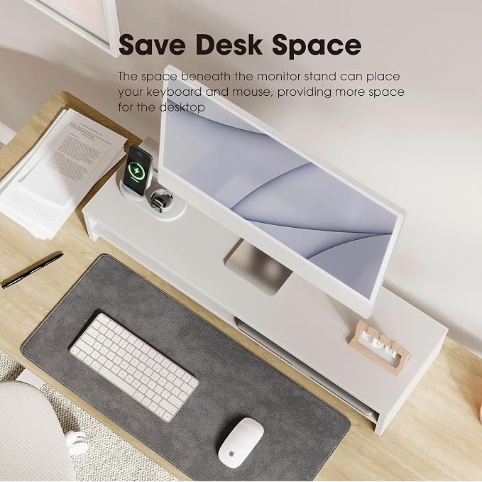 Fenge Monitor Stand, 31.5 Inch Computer Monitor Riser - Image 5