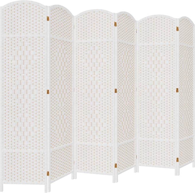 DURASPACE 6 Panel Room Divider, 6ft Tall Folding Privacy Screen, 360°Rotation by DURASPACE