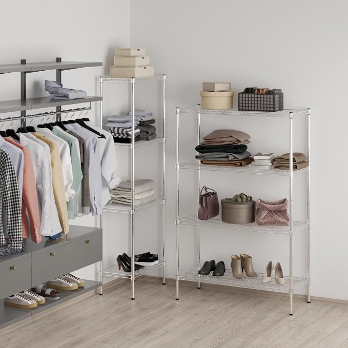 Regal Altair 21" Deep x 42" Wide x 64" Height Wire Shelving Kit | 4-Tier | NSF - Image 7