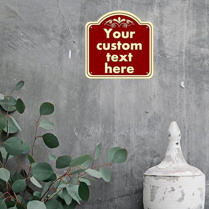 Custom Sign, Custom Indoor/Outdoor Decorative Sign，Aluminum Weatherproof Metal - Image 4