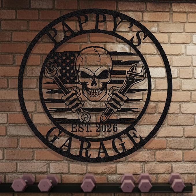 Personalized Garage Metal Sign - Image 4
