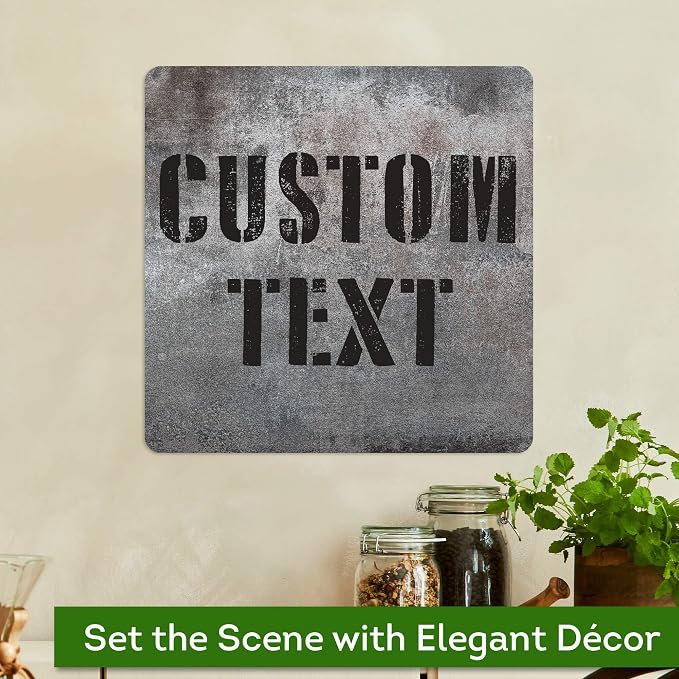 Custom Sign, Custom Street Sign, 11 Font Colors, 13 Font Styles, 4 Hole Options - Image 4