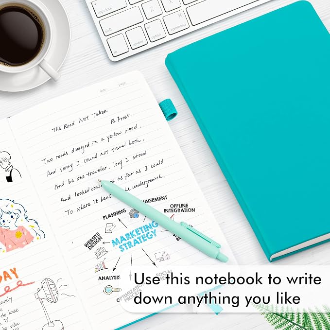 24 Pack Journal Notebook for Work, Feela Business Notebook Bulk Hardcover Lined - Image 4