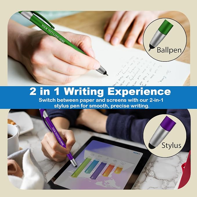 Personalized With your Custom Logo or Text Pens-Pack of 300- - Image 6