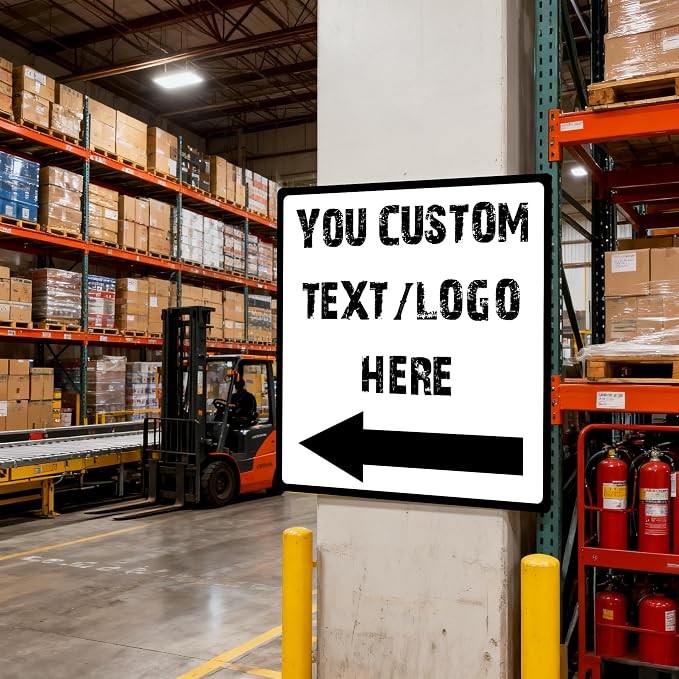 Custom Square Left Arrow Signs - Image 5