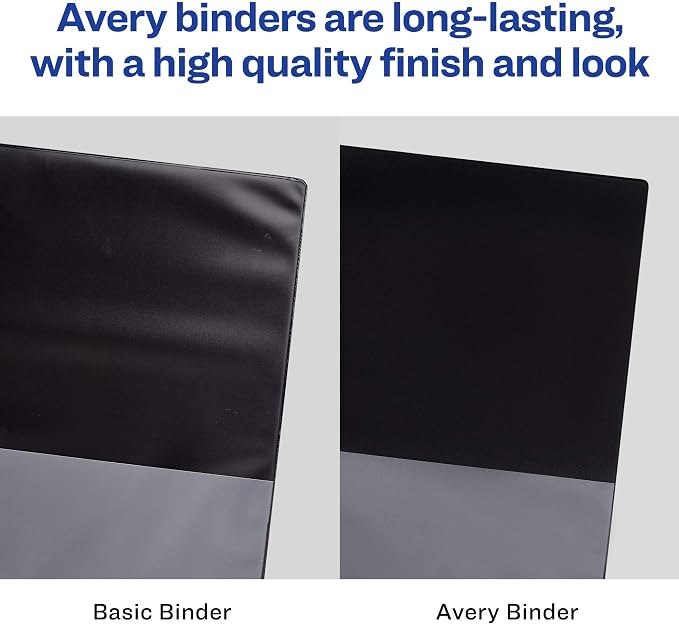 Avery Standard View 3 Ring Binders, 460-Sheet Capacity, 3.5 Inch Wide Spine - Image 4