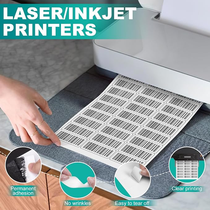 Address Labels 1’’x2-5/8’’ Stikcer Paper 30-UP 250 Sheets - Image 3