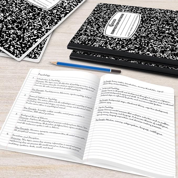 Rosmonde 1000 Pack Composition Notebooks Bulk, College Ruled, Pallet of - Image 5