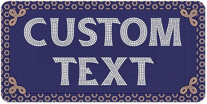Custom Sign, Custom Street Sign, 11 Font Colors, 13 Font Styles, 4 Hole Options by MySignCenter