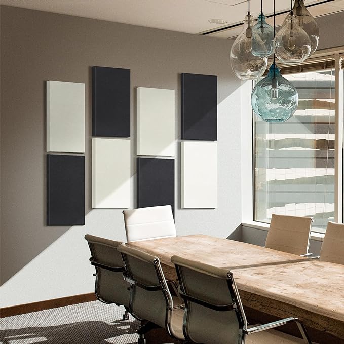 23.62" X 11.81" X 2" Fiberglass Wall Panel, 4 Pack Acoustic Panels, Acoustic - Image 4