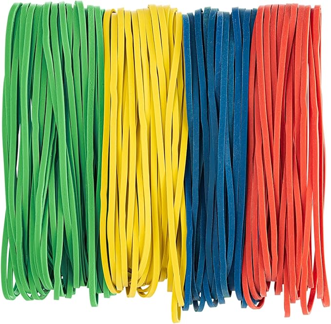Bilinny Large Rubber Bands Heavy Duty, 1/2 LB, 7x1/8 inches, Made in USA by BilinnyGreetingCards