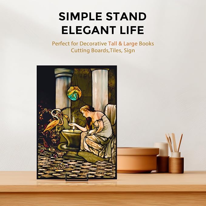 TR-LIFE 14 Inch Black Metal Plate Stand - Image 7