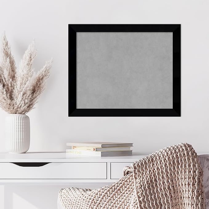 Amanti Art Black Framed Magnetic Board 19x23 Small Vision Board - Image 5