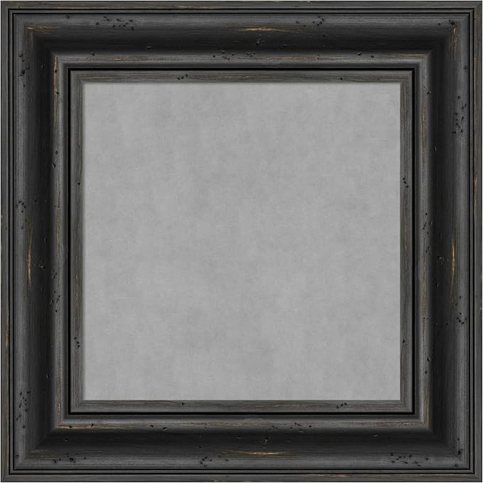 Amanti Art Black Framed Magnetic Board 17x17 X-Small Vision Board by AmantiArt